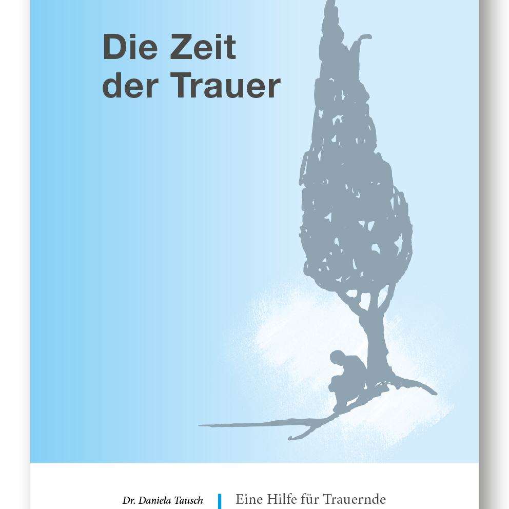 Titelbild der Broschüre Die Zeit der Trauer mit Baum