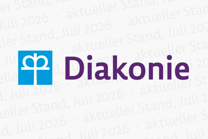 Entwurf des Logos der Diakonie